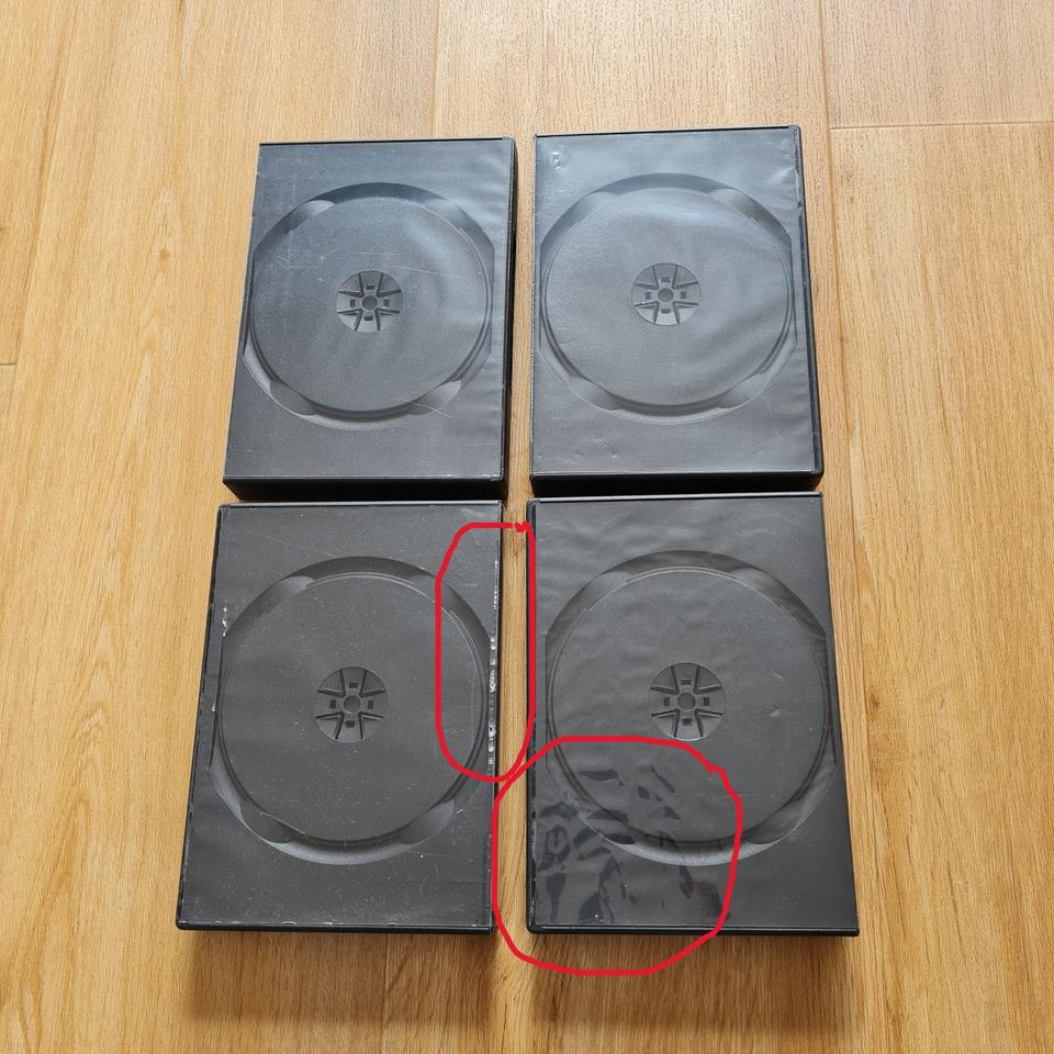 DVD und Blu-ray Aufbewahrung – Hüllen für jeweils 4, 8, 10 Filme in Bielefeld