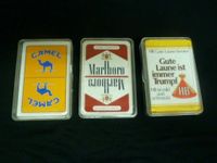 3 Sammelkartenspiele HB/ Marlboro/ Camel Zigaretten Spielkarten Baden-Württemberg - Täferrot Vorschau