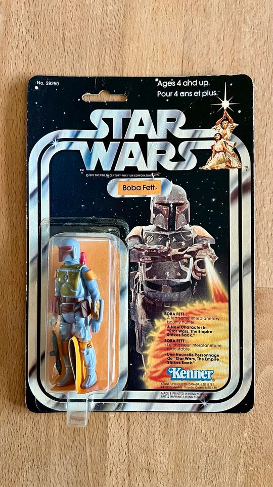 Star Wars vintage kenner canadian 20back Boba Fett MOC in Schwetzingen