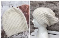 S.Marlon 100% Kaschmir Mütze oversize Beanie Strick creme Nordrhein-Westfalen - Frechen Vorschau