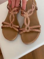 Glitzer Sandalen 39 mit Sternchen Bayern - Starnberg Vorschau
