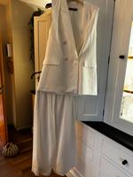 Hallhuber weißer Hose Anzug Jacke Ärmellos Gr. 36 Bayern - Bayerbach b Ergoldsbach Vorschau