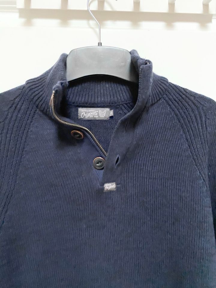 Jack & Jones Troja Pullover Strickpullover blau Gr. S *NEUw* in Erding