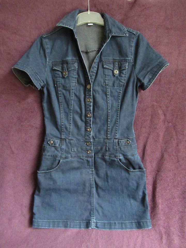 Original S.Oliver dunkelblau Jeans Kleid kurz Gr. 38 dunkelblau in Kamp-Lintfort