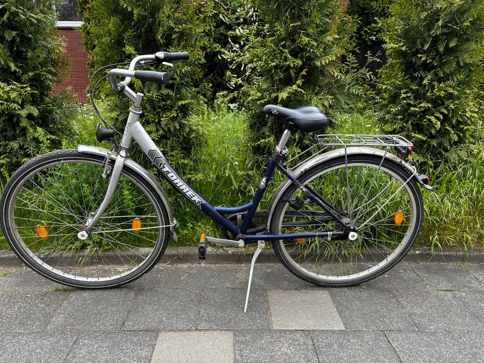 28 Zoll Damenrad lila grau Torrek Cityrad Damenfahrrad in Korschenbroich