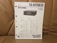 Sony TA AV790ESD Bedienungsanleitung BDA Manual Sachsen - Ostrau Vorschau