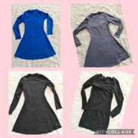 Langarmkleid Kleid Stretch Gr. S / M schwarz grau blau Niedersachsen - Calberlah Vorschau