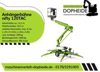 Anhängerbühne - Hubsteiger - Hubbühne - Hebebühne - Arbeitsbühne Niedersachsen - Quernheim Vorschau