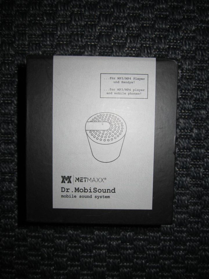 *METMAXX Lautsprecher*Dr. Mobi Sound für MP3/MP4 Player und Handy in Künzelsau