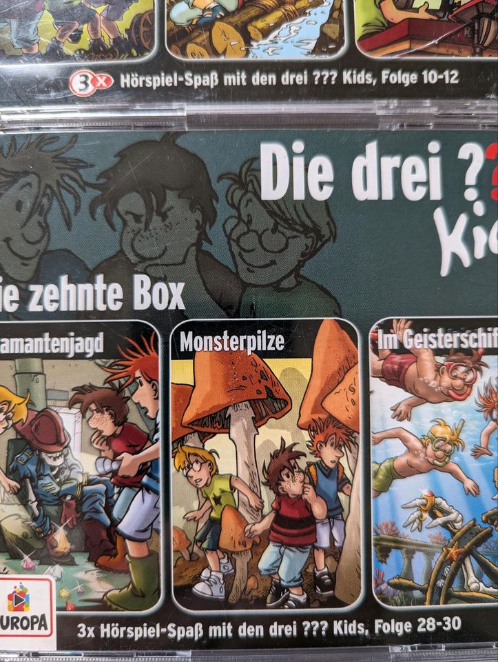 Die drei ??? Kids Hörspiel CD Box Nr.  3,4,6,7,10,12,13,15,19 in Birkenau