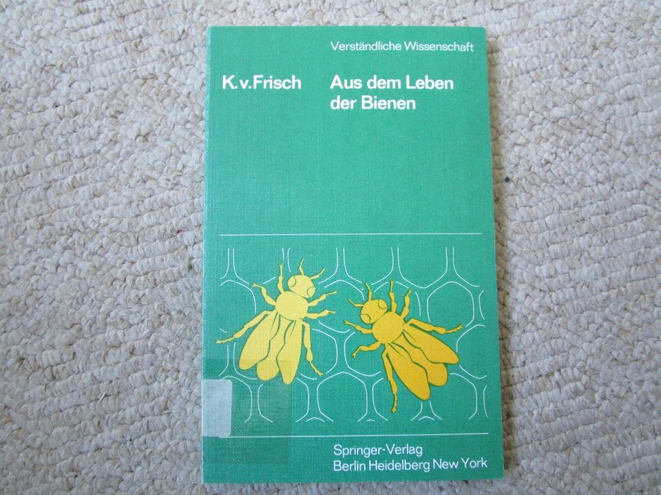 Aus dem Leben der Bienen, Karl von Frisch in Hamburg