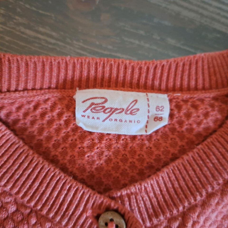 Strickjacke baby 62/68 , people wear organic, in Rheine