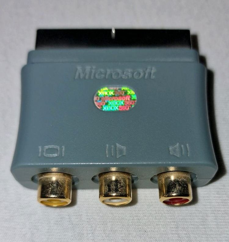 Microsoft XBOX 360 Scart Adapter Original in Würzburg