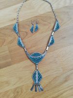 Zuni Needlepoint Kette Collier Sterlingssilber Türkis KETTE Nordrhein-Westfalen - Spenge Vorschau