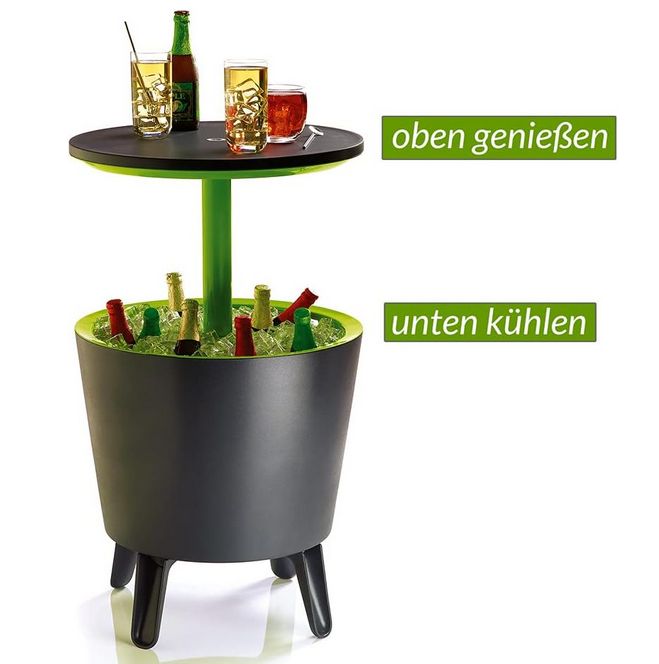 Gartentisch, Partytisch Bar 30 Liter grau/grün in Rheinbach