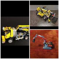 3 Lego Technic Fahrzeuge - Raupenbagger, Tele-Lader, Truck Baden-Württemberg - Neudenau  Vorschau