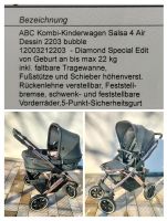 Kinderwagen/Sportsitz/ABC-Design/Luftreifen Bayern - Wolnzach Vorschau