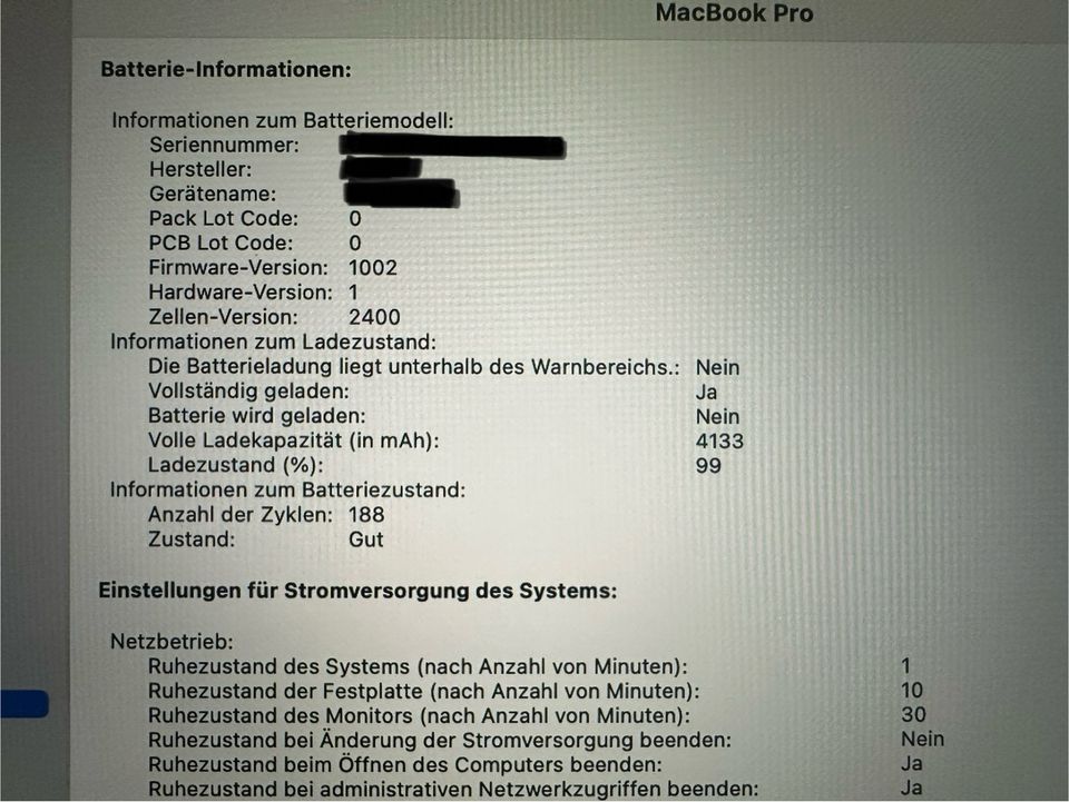 Apple MacBook Pro 13,3 (2020) i5 256 GB in Düsseldorf