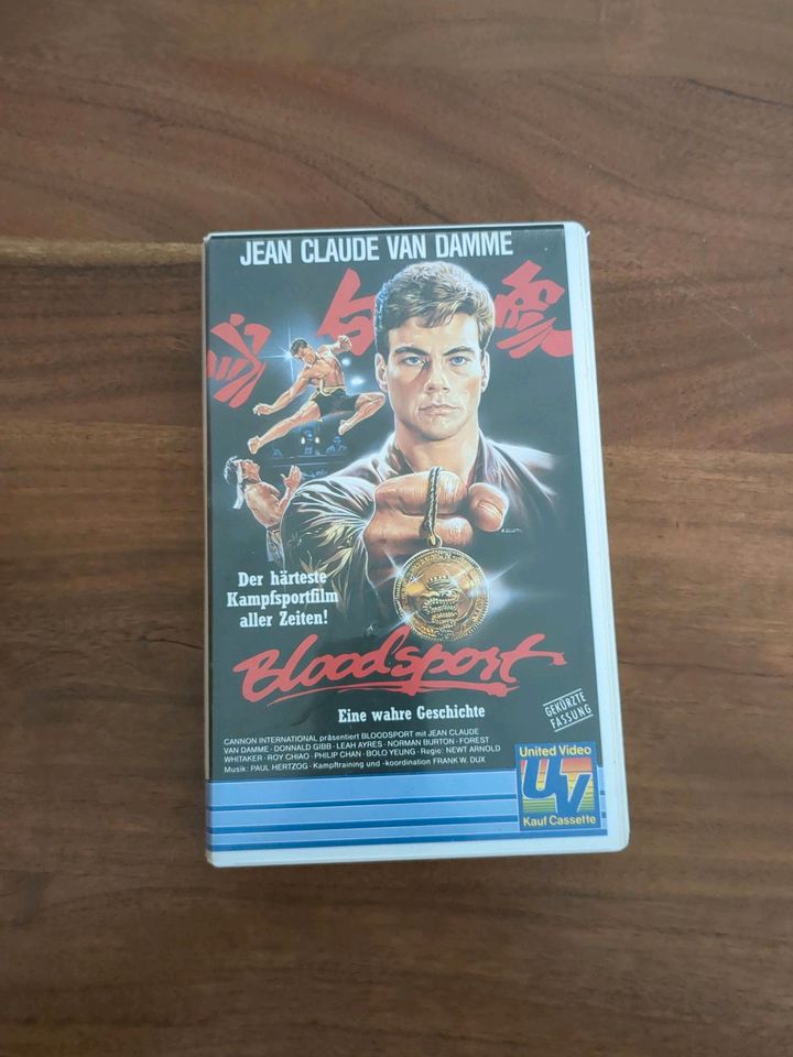VHS Bloodsport Film 1996 in Hamburg