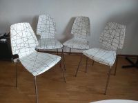 IKEA VILMAR 4 stapelbare Stühle schwarz-weiß Bayern - Weisendorf Vorschau