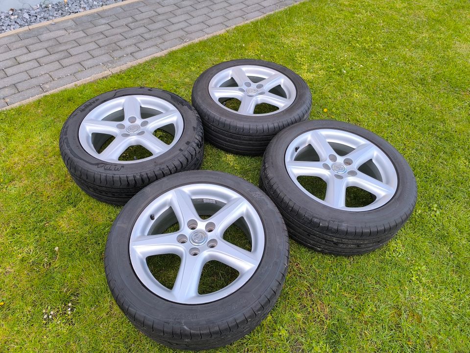 Alufelgen mit Sommerreifen 5x114 R17 EJ 7.0 ET45  Toyota in Löhne