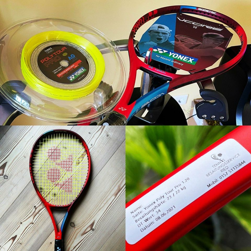 Tennis Besaitungsservice | Schläger Tuning | Bespannung | Yonex in Hessen -  Gernsheim | eBay Kleinanzeigen ist jetzt Kleinanzeigen