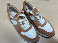 Gabor Damen-Ledersneaker weis-braun, neuwertig Bayern - Peißenberg Vorschau