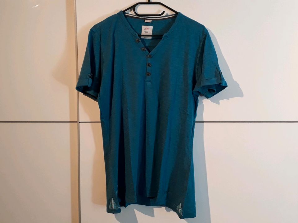 Herren T-Shirt s.Oliver, blau, Gr. M, kaum getragen in Rheine