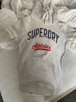 Hoodie für Damen - Superdry - Grau mit Schriftzug der Marke Nordrhein-Westfalen - Herzebrock-Clarholz Vorschau