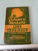 DDR Landkarte Thüringen 1952 Pankow - Weissensee Vorschau