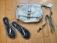 BUFFALO 39 silber Flip Flop Sandale H&M CLUTCH Tasche silber NEU Wuppertal - Oberbarmen Vorschau