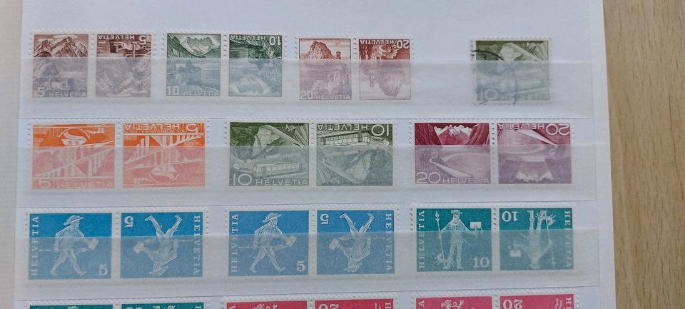 Briefmarkenalbum Schweiz, inkl.Versand. in Heusweiler