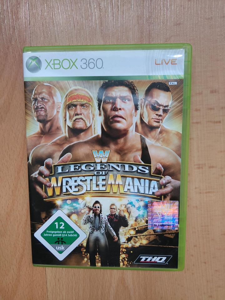 WWE Legends Of Wrestlemania Microsoft Xbox 360 Spiel Pal Deutsch in Hannover