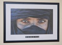 wie Neu Bild hinter Glas Tuareg Augen Araber Wüste Mann Nordrhein-Westfalen - Blomberg Vorschau