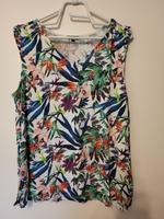 Street One Tägershirt Gr. 44 weiß mit Blumen tropisch Damen Köln - Nippes Vorschau
