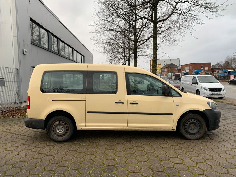 Volkswagen Caddy Maxi-Rollstuhlrampe-Klima-Tempom-Flügeltür in Hamburg