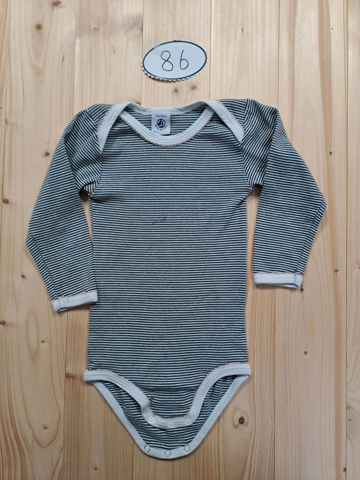 Paket 13 Langarmbodys von Petit Bateau in Gr. 86 in Kaarst