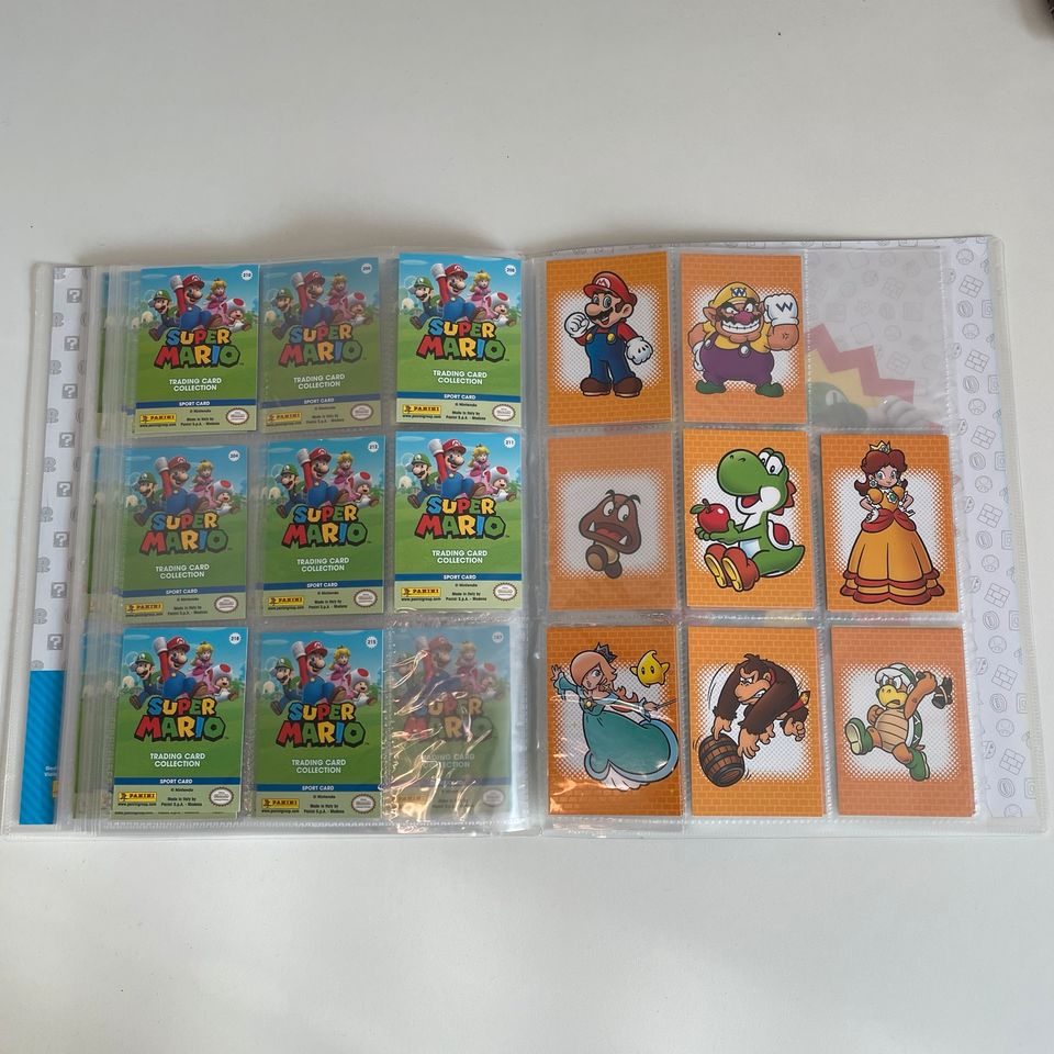 Panini Super Mario Trading Card Album inkl 142 Karten + 1 Limited in Aalen