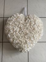 Schaumstoff Rosen Herz weiß Hochzeit 40x40cm Nordrhein-Westfalen - Bornheim Vorschau