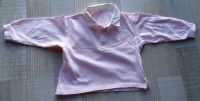 Sweatshirt langärmlich Shirts 86 Pullover Pulli Polo Kragen rosa Dresden - Cossebaude Vorschau