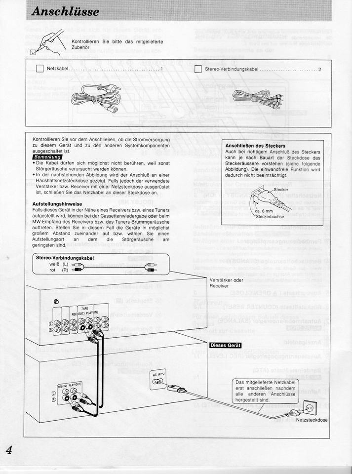 Technics Anlage in Oestrich-Winkel