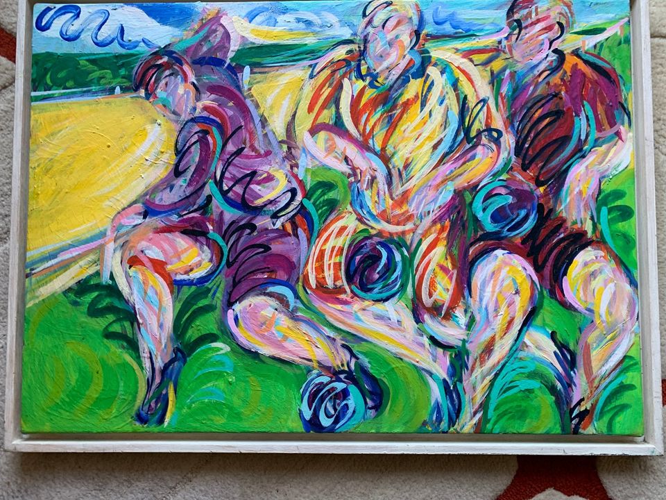 Fußball-Oelgemälde #Gemälde #Bild #Kunst in Marl