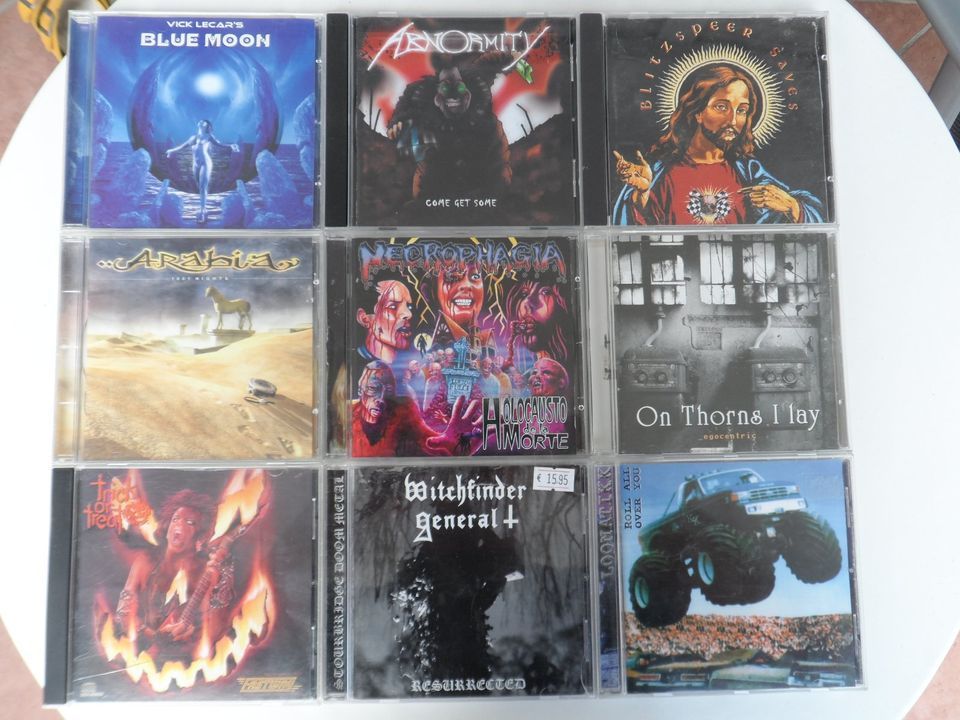 (5) 108 Rock CD`s Nine Ince Nails, Tesla, Rose Tattoo, Anthrax in Ludwigshafen