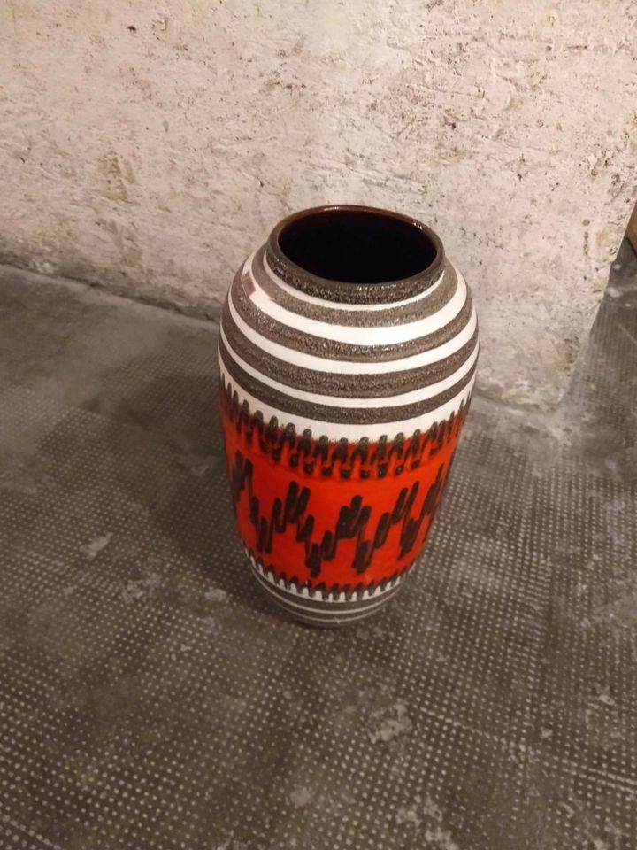 Kellerfund, Lava Vase von Scheurich 70er in Mehltheuer Vogtl