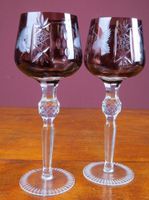 Zwei Weinglas Weingläser Vintage Überfang Antik Saarland - Überherrn Vorschau