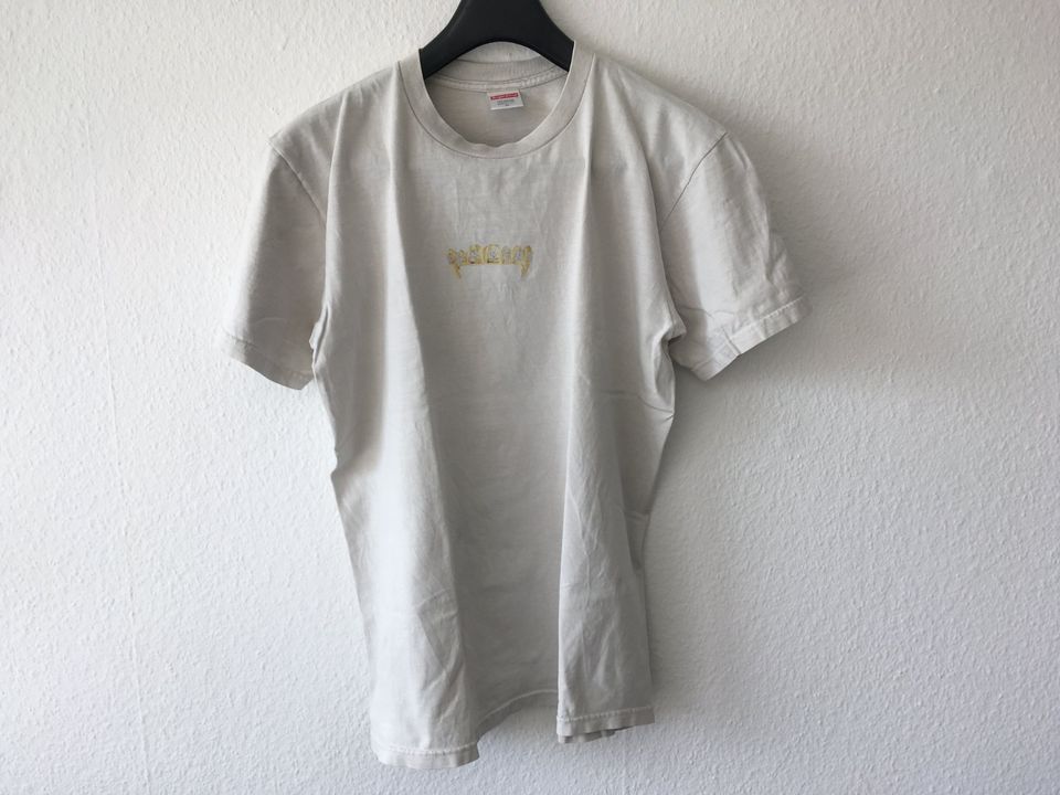 Supreme T-Shirt in M | Kurzarm-Hemd | Baumwoll-Shirt | hellgrau in Hamburg