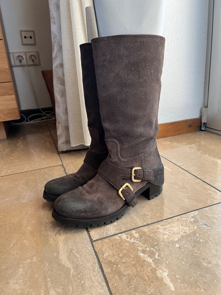 Stiefeletten Prada Gr.36,5 ( passt für 37) in Wiehl