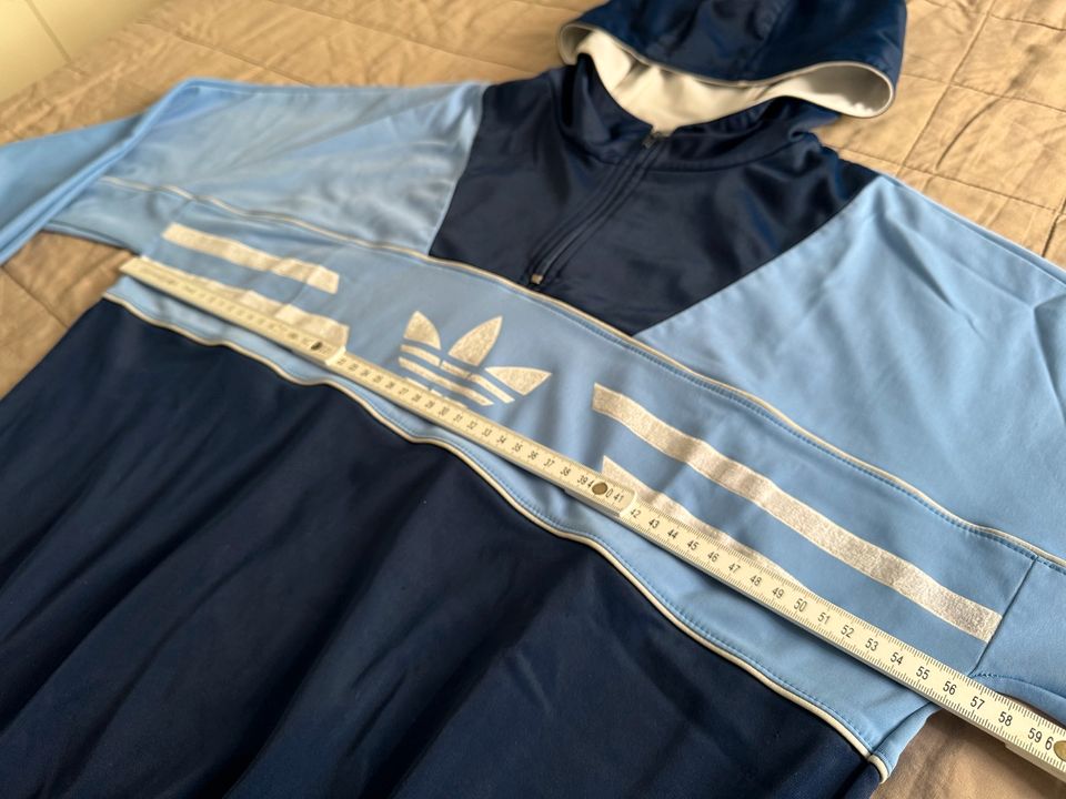 Adidas Vintage Hoodie Gr S / M Blau in München