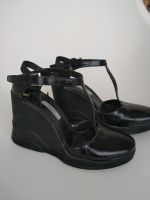 Prada Sandalette, 37,5, Prada, schwarz Bayern - Igling Vorschau