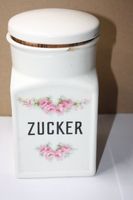 Vorratsgefäß-/ Dose Zucker von Max Roesler Rosenmuster Jugendstil Leipzig - Thekla Vorschau